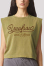 Yeehaw & Amen Women's Garment - Dyed Heavyweight Muscle Tee - Wholesale Accessory Market