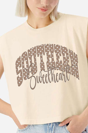 Southern Sweetheart Women's Garment - Dyed Heavyweight Muscle Tee - Wholesale Accessory Market