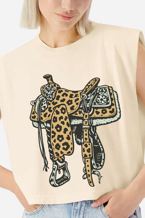 Spotted Saddle Women's Garment - Dyed Heavyweight Muscle Tee - Wholesale Accessory Market