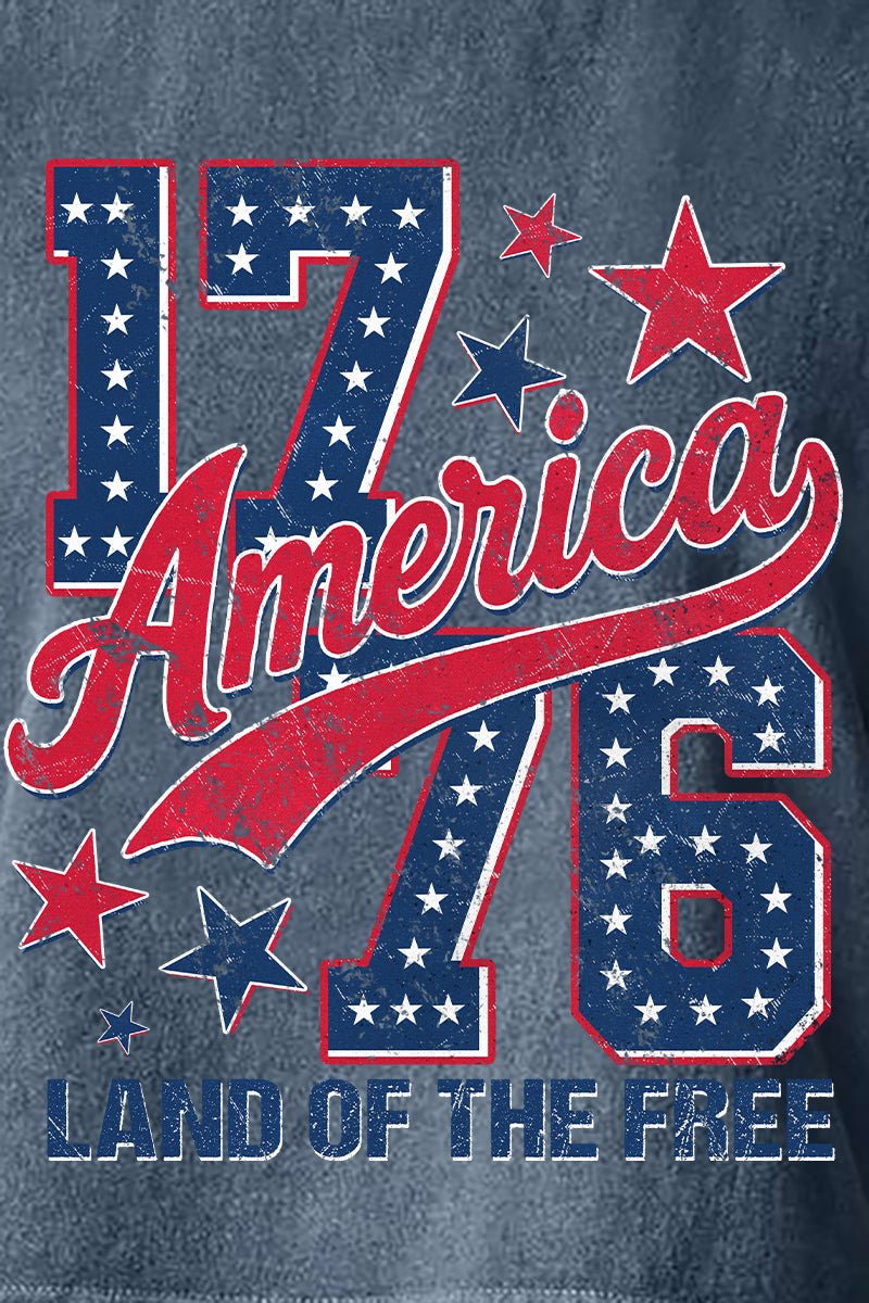 1776 Retro Women's Garment-Dyed Heavyweight Muscle Tee - Wholesale Accessory Market