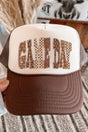 Game Day Glitz Otto Brown with Tan Foam Front Trucker Hat - Wholesale Accessory Market