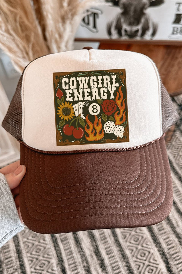 Rustic Cowgirl Energy Otto Brown with Tan Foam Front Trucker Hat - Wholesale Accessory Market