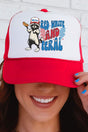 Red, White, And Feral Otto Red with White Foam Front Trucker Hat - Wholesale Accessory Market