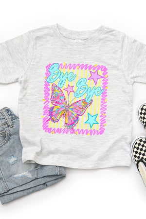 Toddler Bye Bye Butterfly Fine Jersey Tee - Wholesale Accessory Market