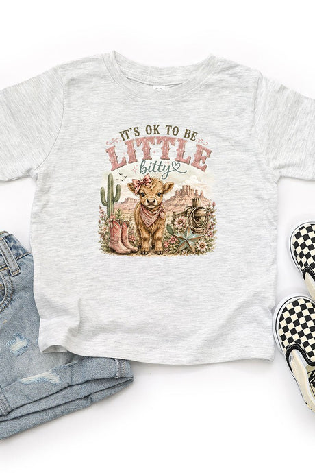Toddler It's Ok To Be Little Bitty Fine Jersey Tee - Wholesale Accessory Market