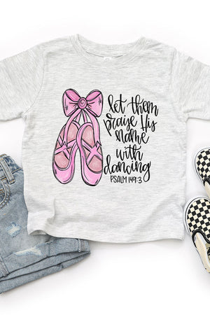 Toddler Praising In Pointe Fine Jersey Tee - Wholesale Accessory Market
