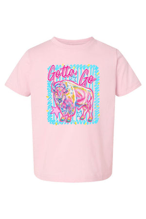 Toddler Gotta Go Buffalo Blue Fine Jersey Tee - Wholesale Accessory Market