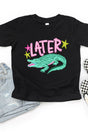 Toddler Pink Later Gator Fine Jersey Tee - Wholesale Accessory Market