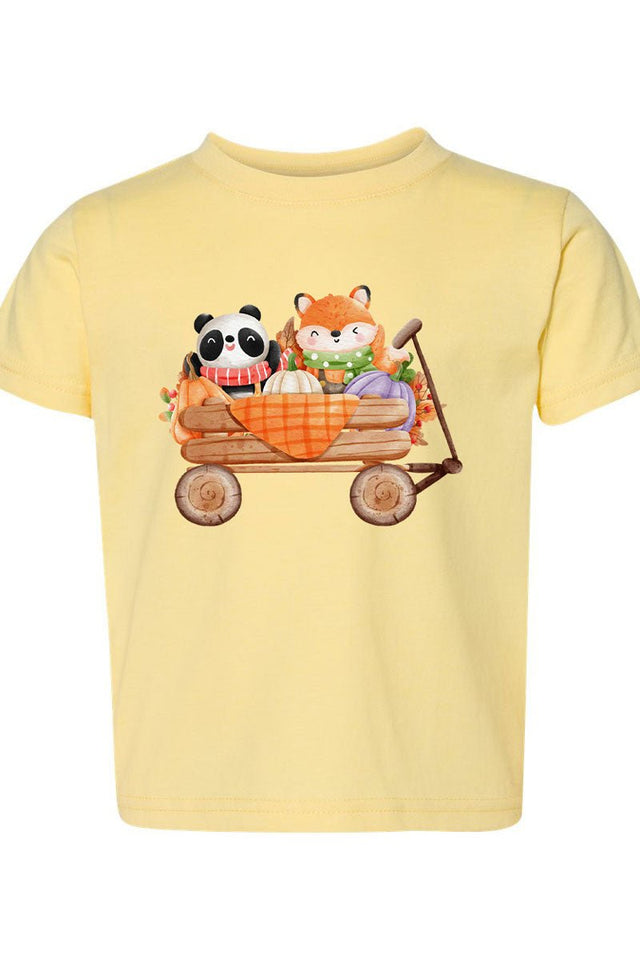 Toddler Autumn Adventure Wagon Fine Jersey Tee - Wholesale Accessory Market
