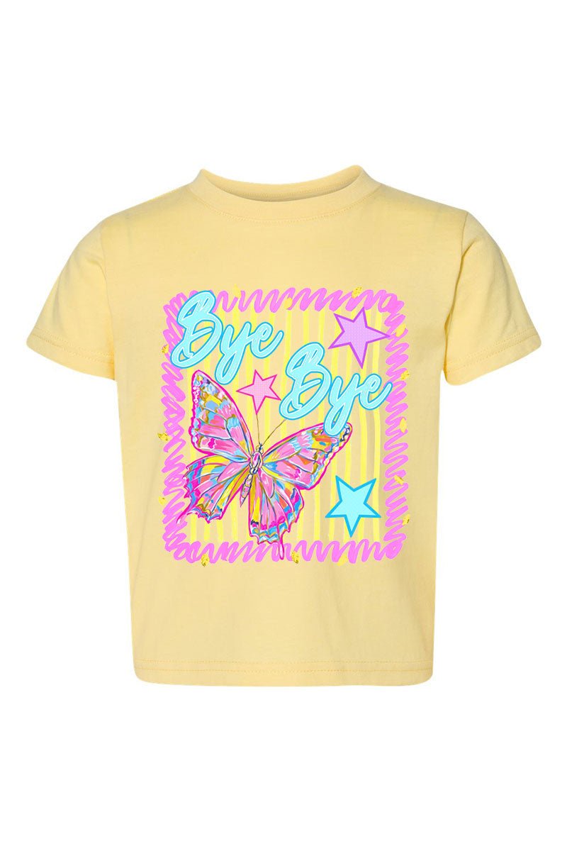 Toddler Bye Bye Butterfly Fine Jersey Tee - Wholesale Accessory Market