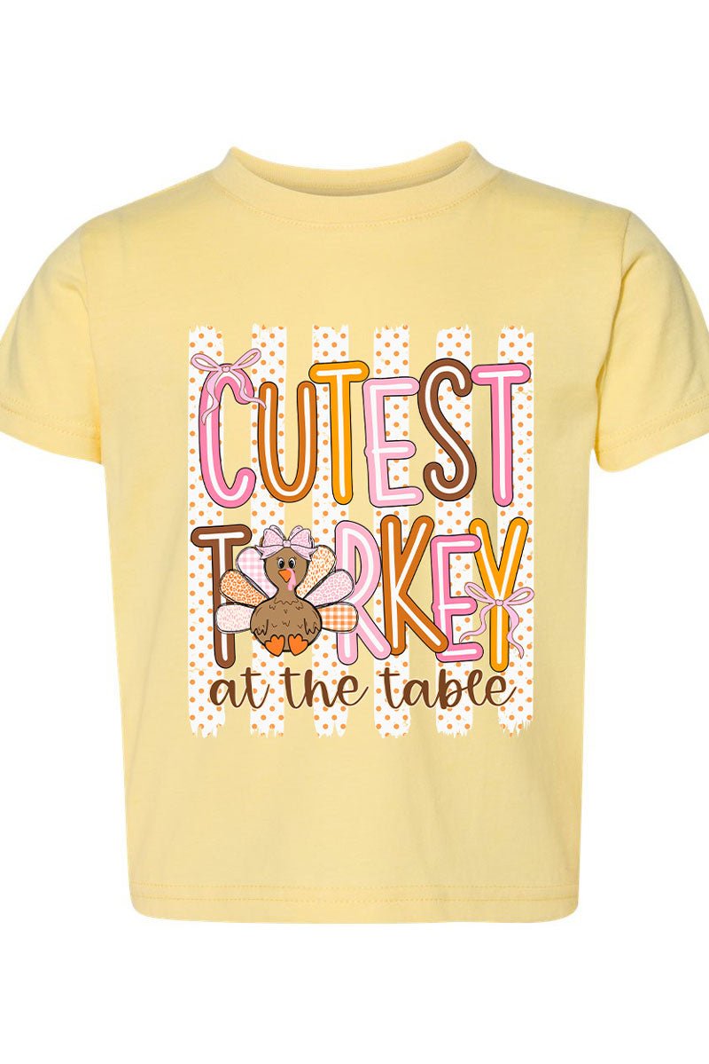 Toddler Cutest Turkey Fine Jersey Tee - Wholesale Accessory Market