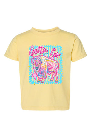 Toddler Gotta Go Buffalo Blue Fine Jersey Tee - Wholesale Accessory Market