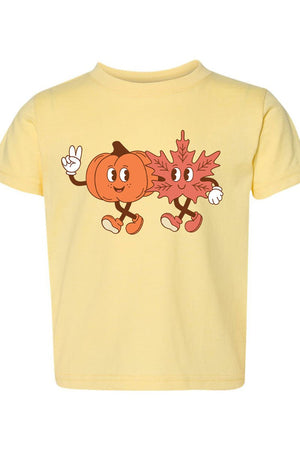 Toddler Retro Fall Friends Fine Jersey Tee - Wholesale Accessory Market
