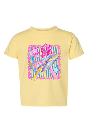 Toddler Striped Oh Whale Fine Jersey Tee - Wholesale Accessory Market