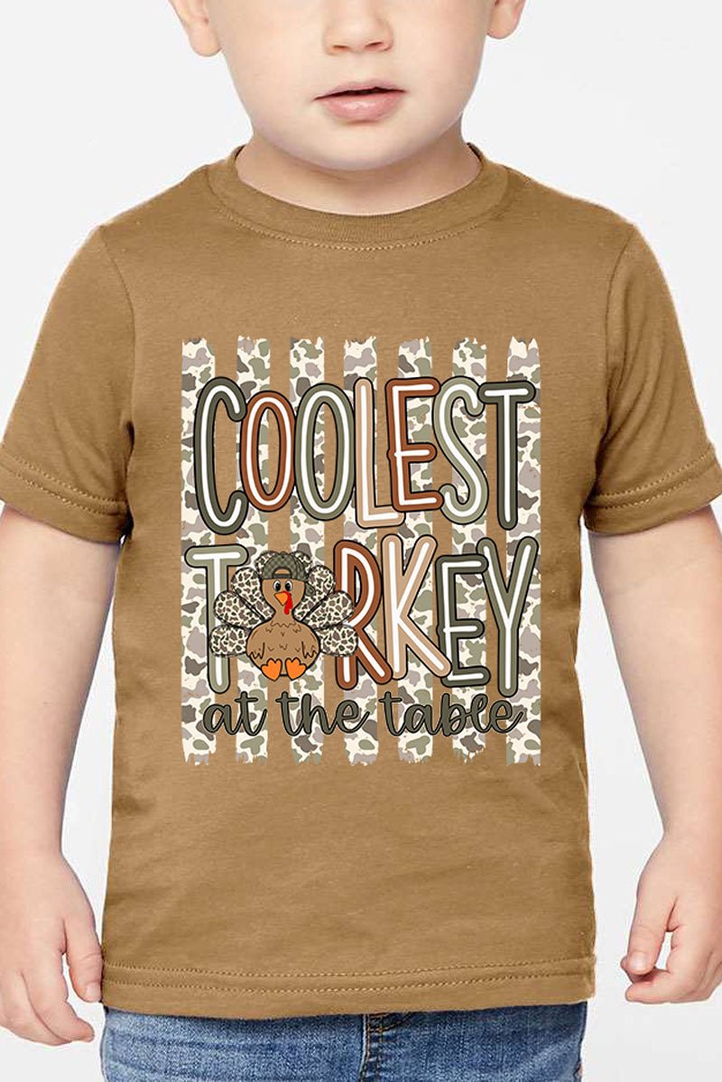 Toddler Coolest Turkey Fine Jersey Tee - Wholesale Accessory Market