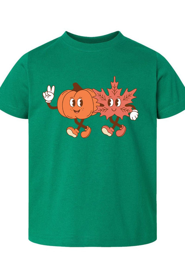 Toddler Retro Fall Friends Fine Jersey Tee - Wholesale Accessory Market