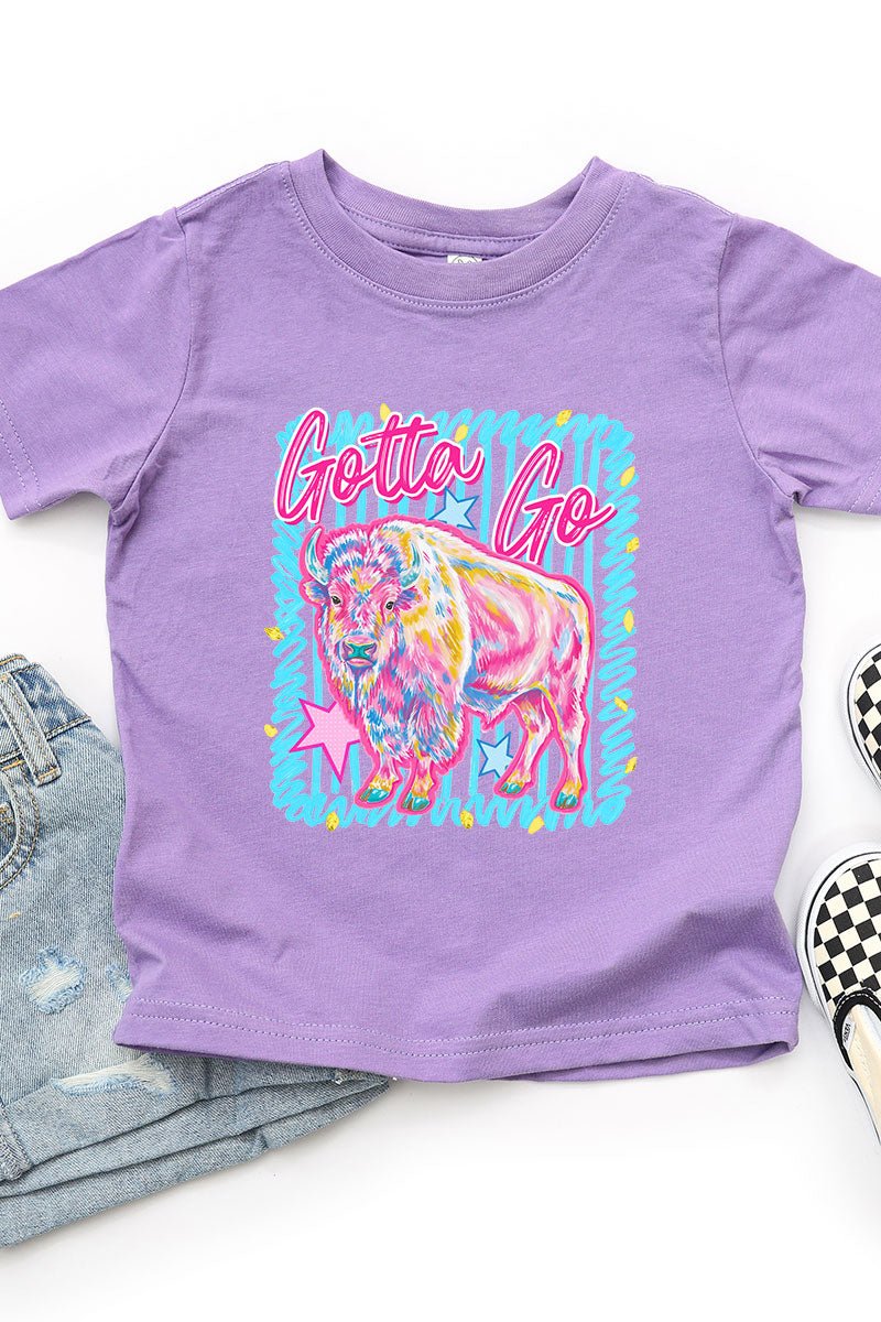 Toddler Gotta Go Buffalo Blue Fine Jersey Tee - Wholesale Accessory Market