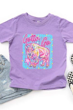 Toddler Gotta Go Buffalo Blue Fine Jersey Tee - Wholesale Accessory Market