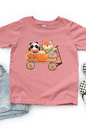Toddler Autumn Adventure Wagon Fine Jersey Tee - Wholesale Accessory Market