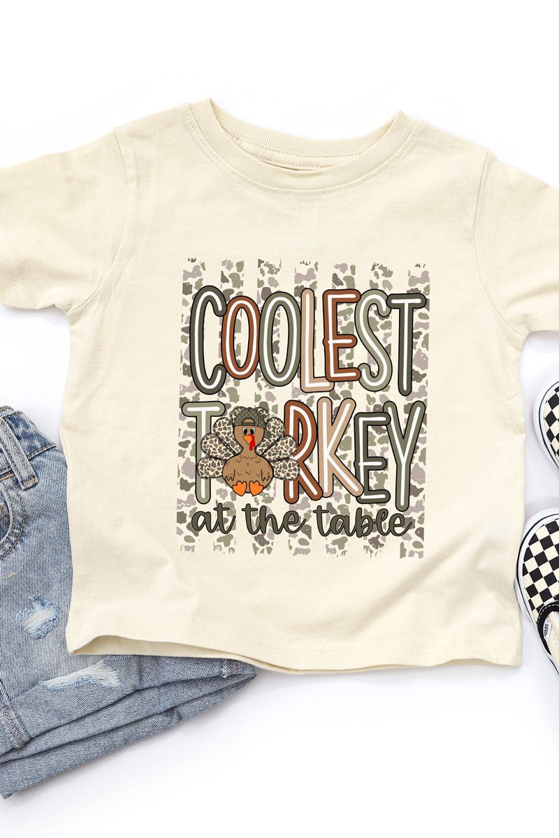 Toddler Coolest Turkey Fine Jersey Tee - Wholesale Accessory Market