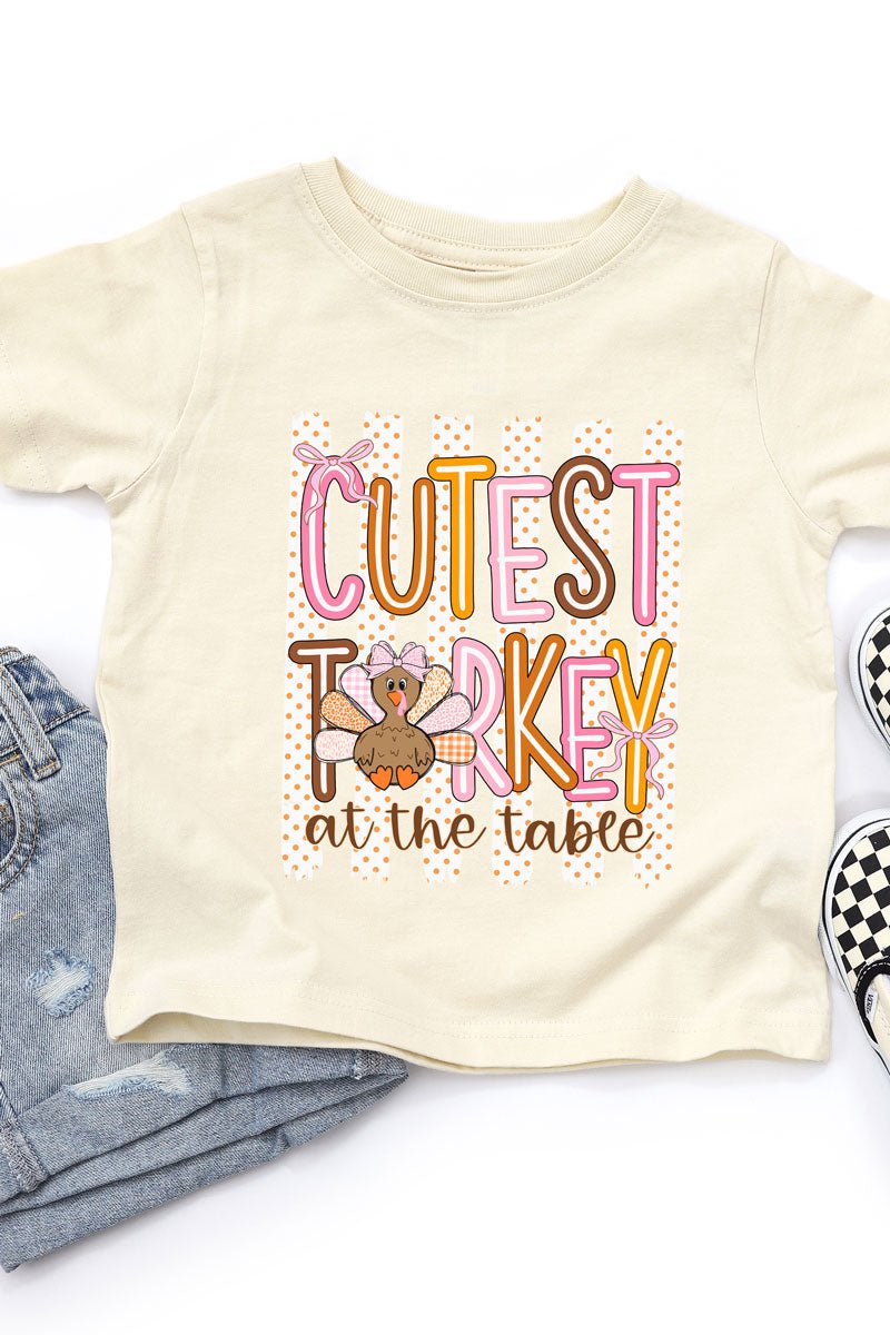 Toddler Cutest Turkey Fine Jersey Tee - Wholesale Accessory Market