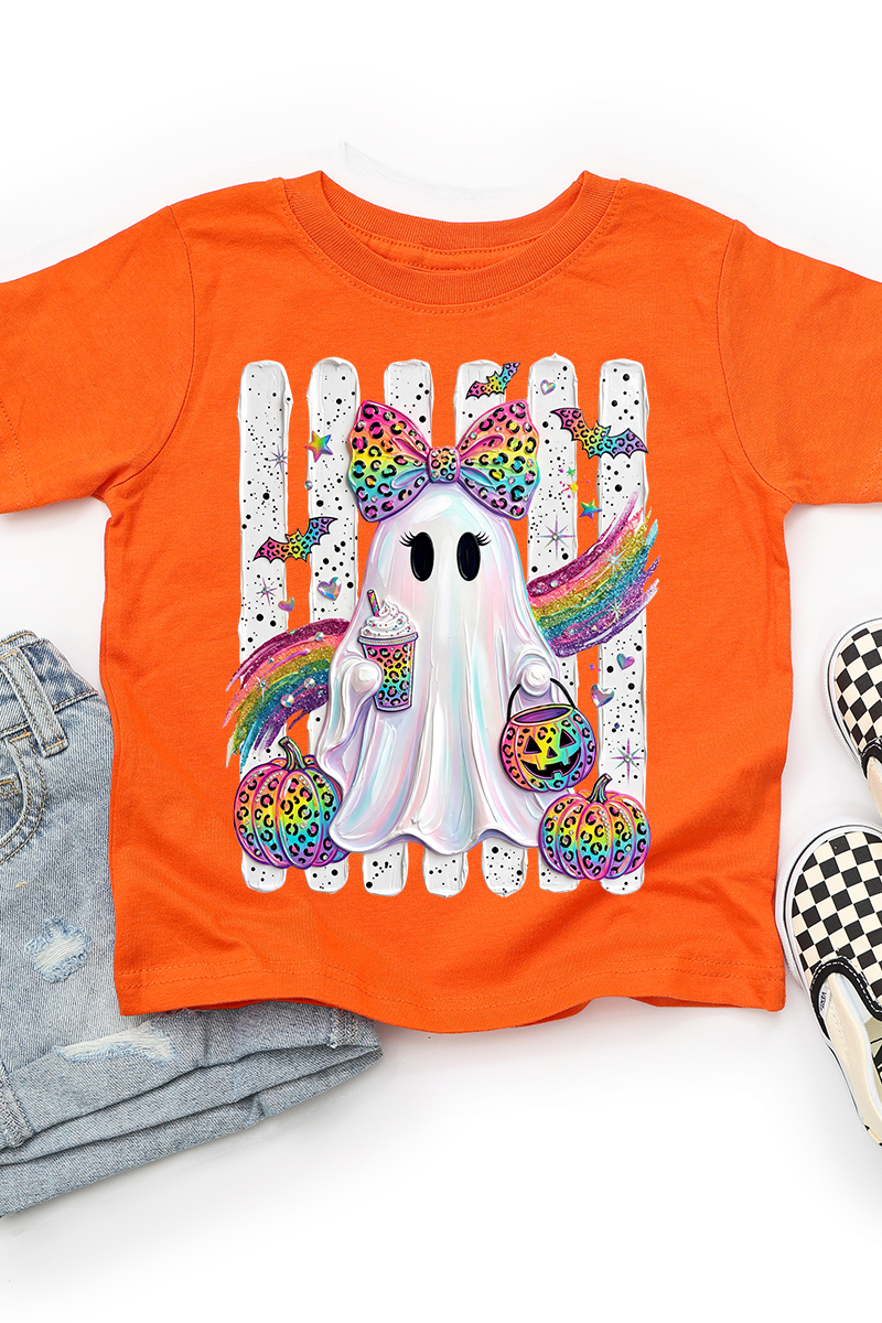 Toddler Rainbow Glam Ghost Fine Jersey Tee - Wholesale Accessory Market
