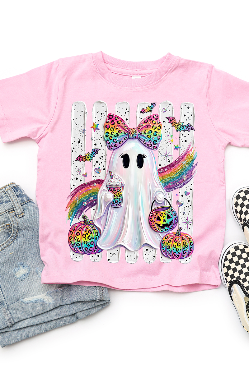 Toddler Rainbow Glam Ghost Fine Jersey Tee - Wholesale Accessory Market