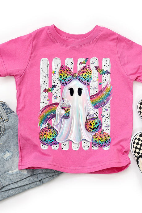 Toddler Rainbow Glam Ghost Fine Jersey Tee - Wholesale Accessory Market
