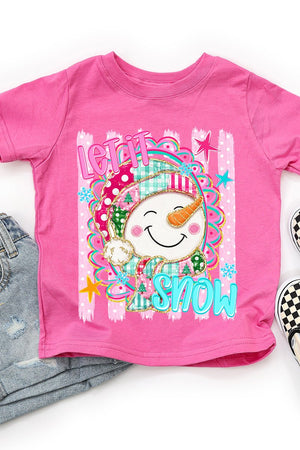 Toddler Snow Much Sass Fine Jersey Tee - Wholesale Accessory Market