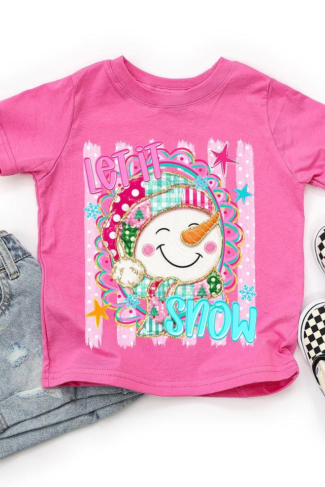 Toddler Snow Much Sass Fine Jersey Tee - Wholesale Accessory Market