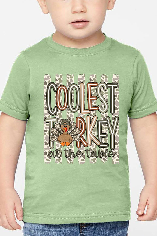 Toddler Coolest Turkey Fine Jersey Tee - Wholesale Accessory Market