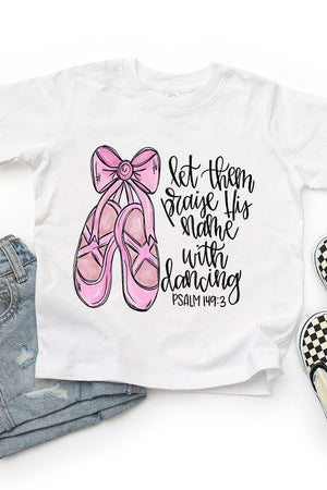 Toddler Praising In Pointe Fine Jersey Tee - Wholesale Accessory Market