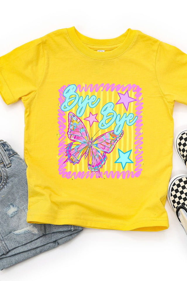 Toddler Bye Bye Butterfly Fine Jersey Tee - Wholesale Accessory Market