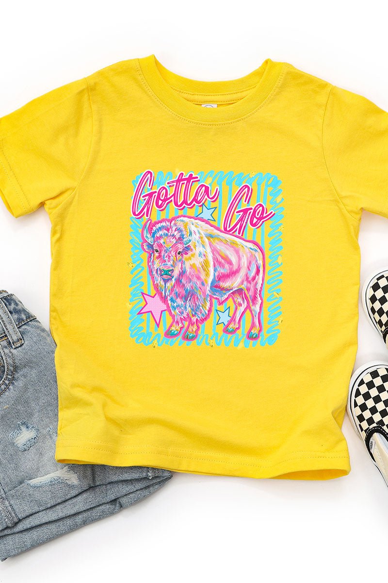 Toddler Gotta Go Buffalo Blue Fine Jersey Tee - Wholesale Accessory Market