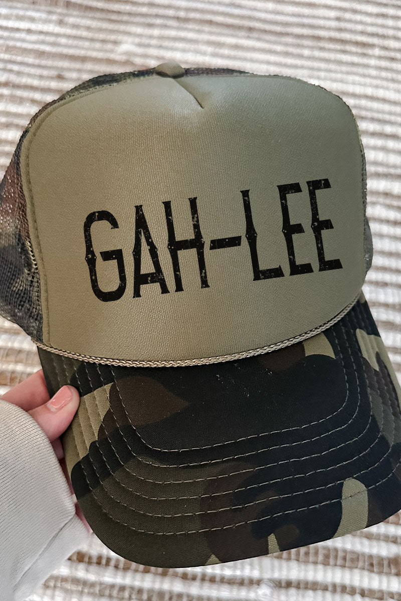 Gah - lee Otto Camo with Moss Green Foam Front Trucker Hat - Wholesale Accessory Market