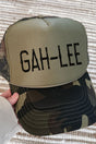 Gah - lee Otto Camo with Moss Green Foam Front Trucker Hat - Wholesale Accessory Market