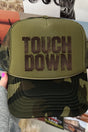 Touch Down Season Otto Camo with Moss Green Foam Front Trucker Hat - Wholesale Accessory Market