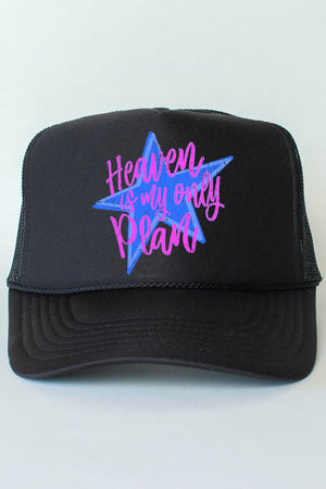 Heaven Is My Only Plan Otto Foam Front Trucker Hat - Wholesale Accessory Market