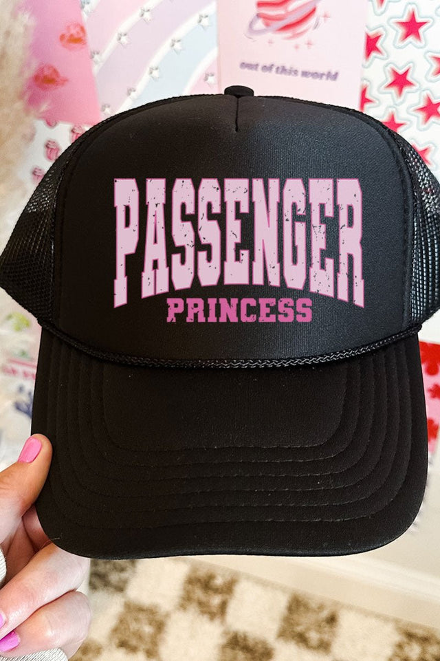 Passenger Princess Otto Black Foam Front Trucker Hat - Wholesale Accessory Market