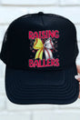 Raising Ballers Otto Black Foam Front Trucker Hat - Wholesale Accessory Market