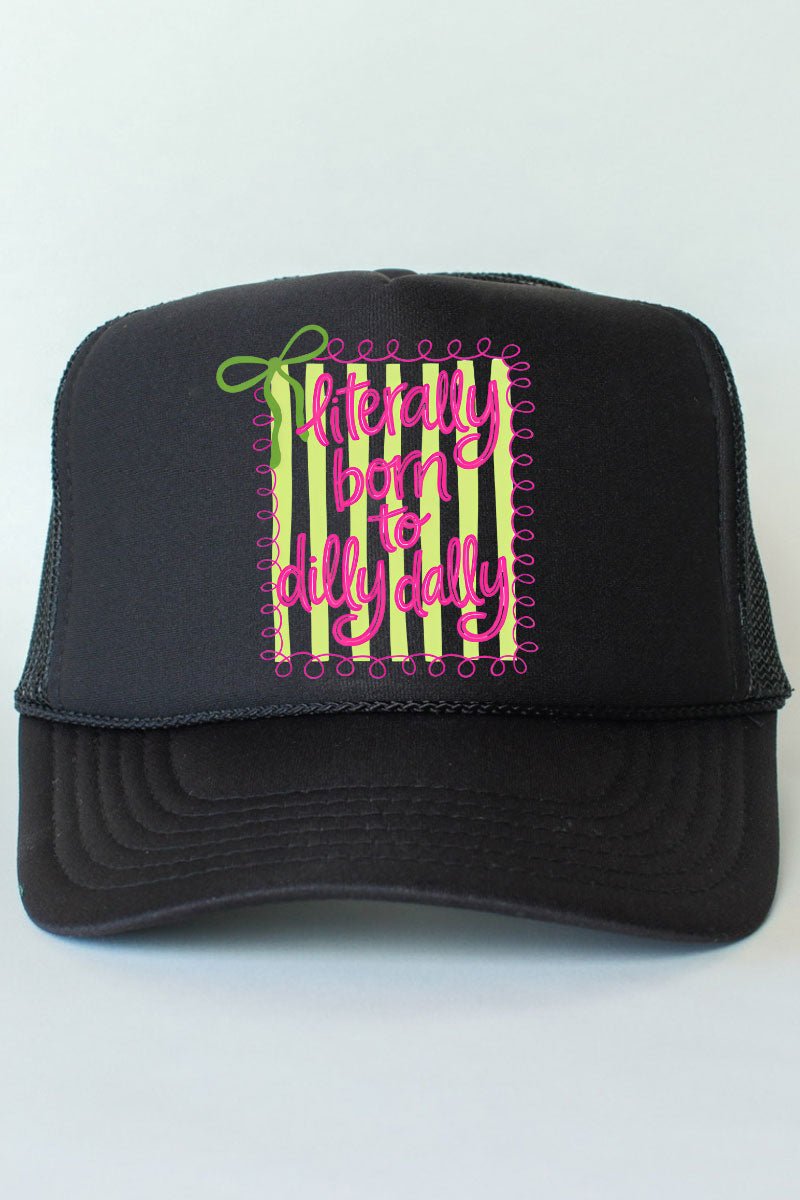 Swirls & Stripes Dilly Dally Otto Foam Front Trucker Hat - Wholesale Accessory Market