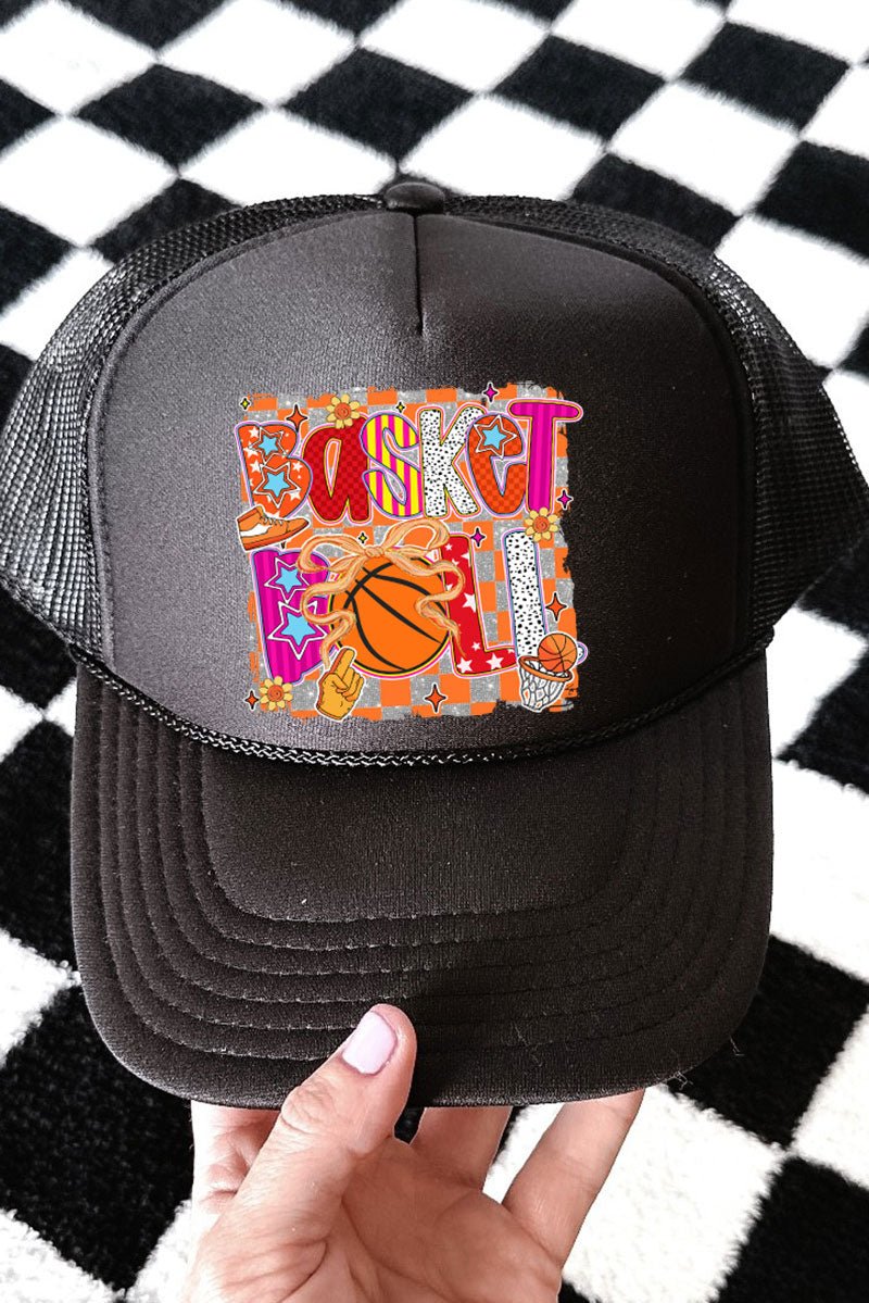 Swish In Color Otto Black Foam Front Trucker Hat - Wholesale Accessory Market