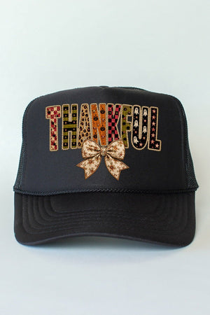 Thankful Fall Spirit Otto Foam Front Trucker Hat - Wholesale Accessory Market