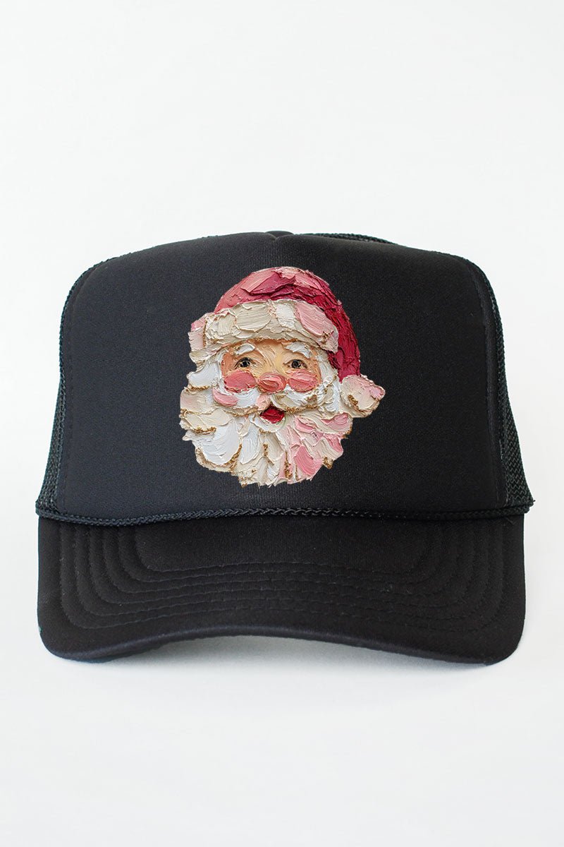 The Painted Santa Otto Black Foam Front Trucker Hat - Wholesale Accessory Market