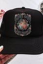 Vintage Love God Love People Otto Black Foam Front Trucker Hat - Wholesale Accessory Market