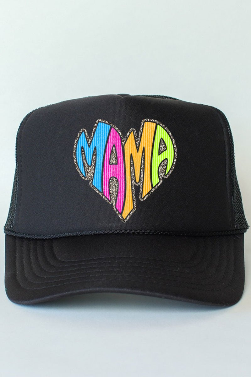 Wild Mama Bright Leopard Otto Foam Front Trucker Hat - Wholesale Accessory Market