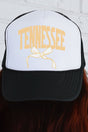Checkered Coquette Tennessee Otto Black with White Foam Front Trucker Hat - Wholesale Accessory Market