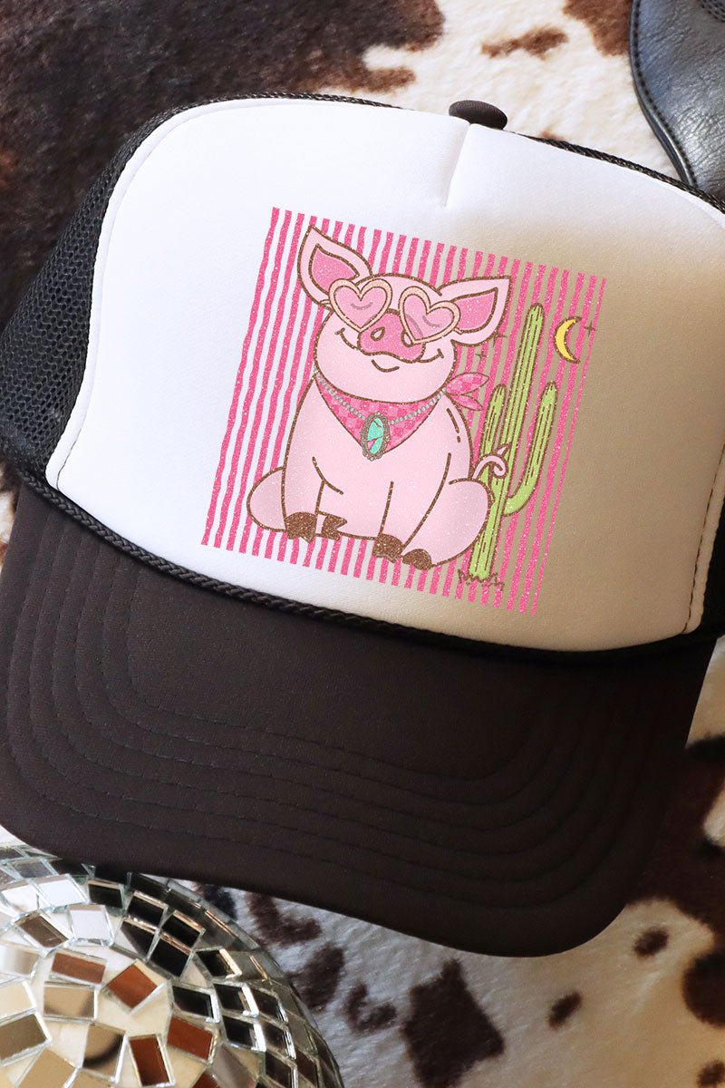 Desert Diva Piggy Otto Foam Front Trucker Hat - Wholesale Accessory Market