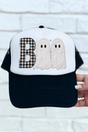 Gingham & Lace Boo Otto Foam Front Trucker Hat - Wholesale Accessory Market