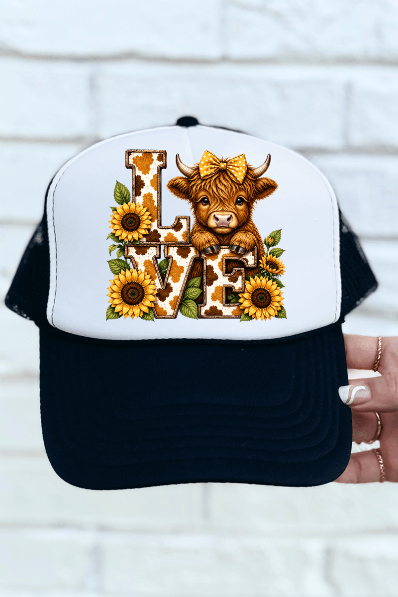 Little Highland Love Otto Foam Front Trucker Hat - Wholesale Accessory Market